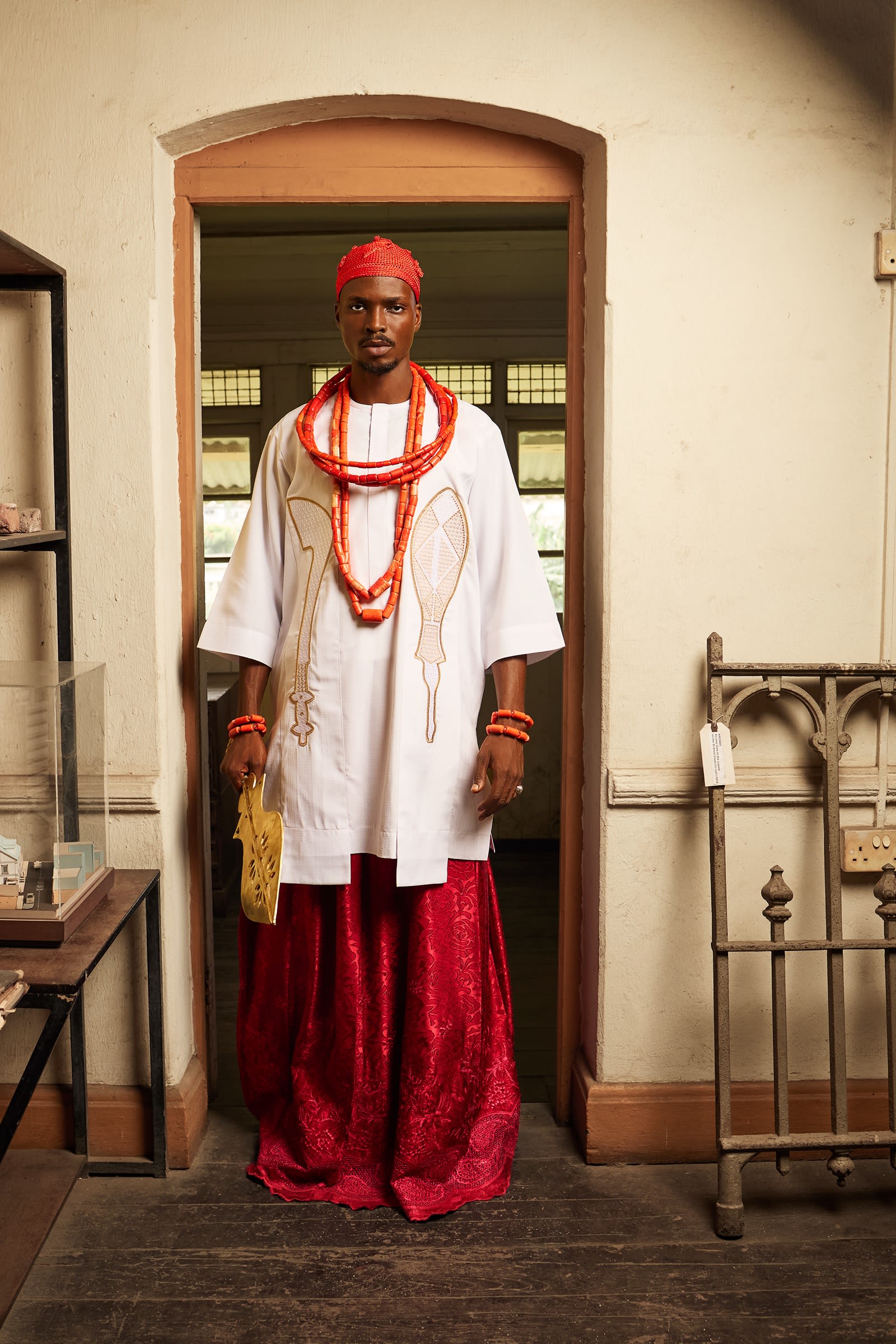 Ivory Embroidered Buba & Sokoto