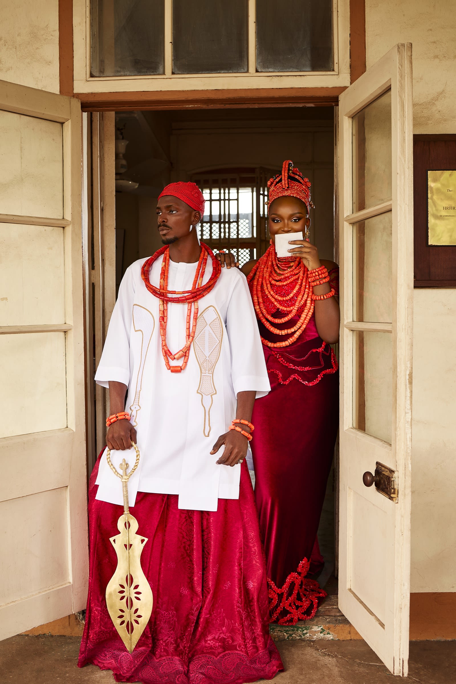 Aso-Oke Wedding Ensemble