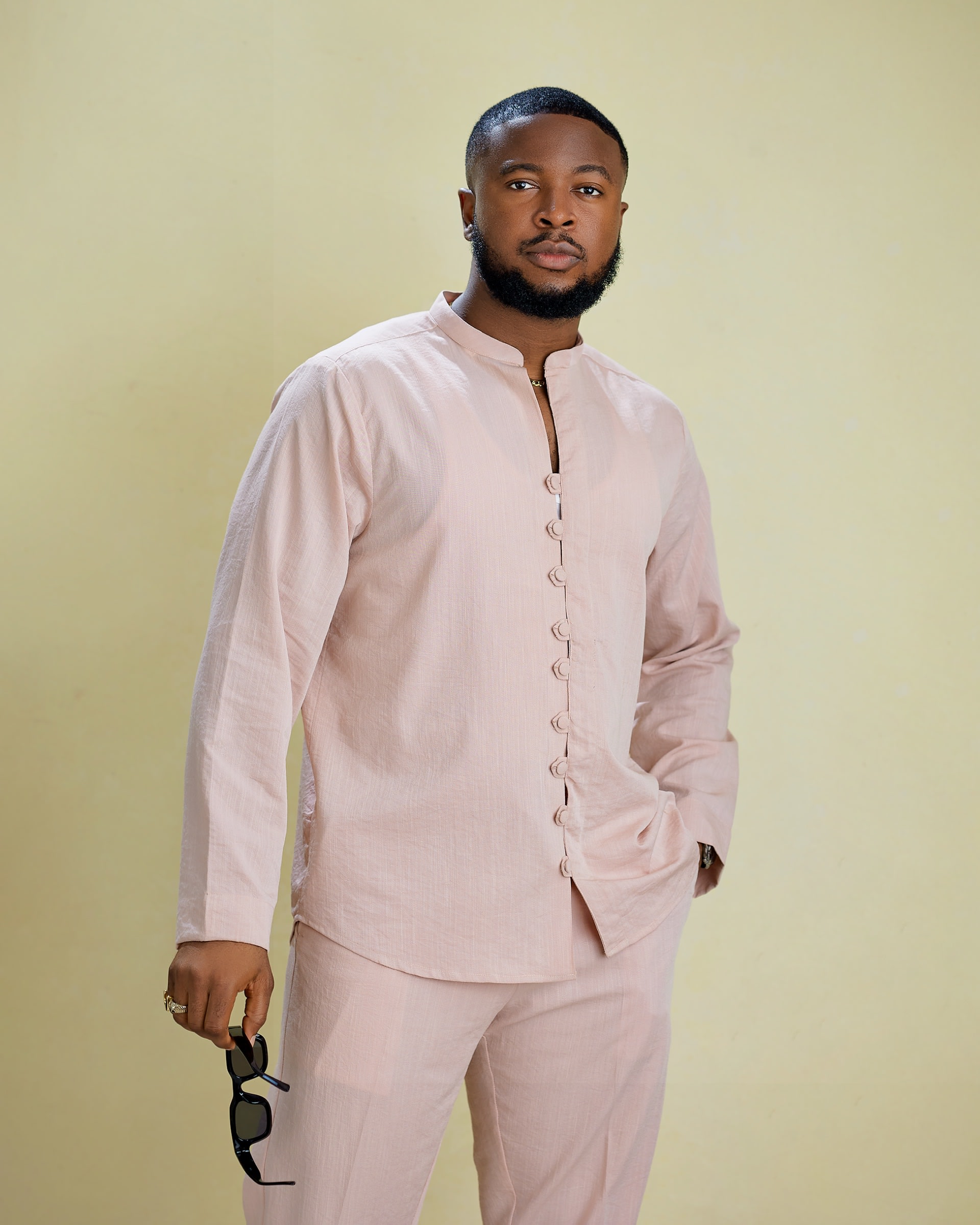 The Blush Linen Set