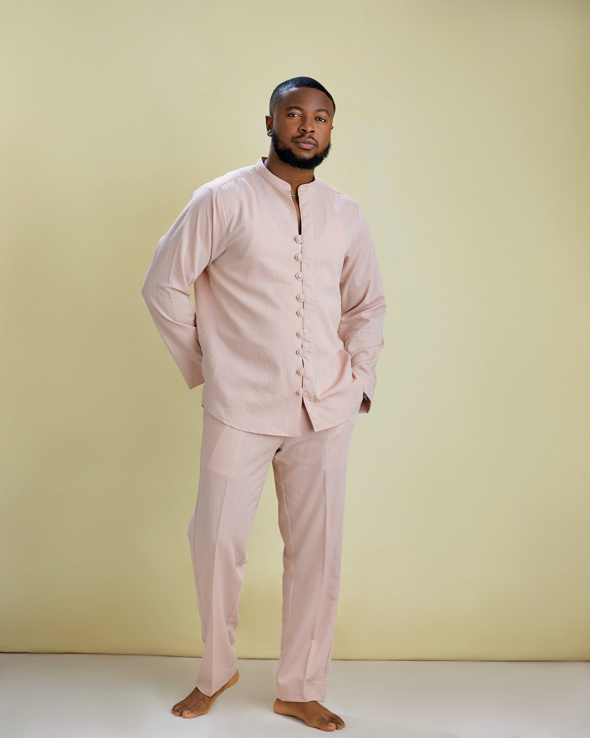 The Blush Linen Set