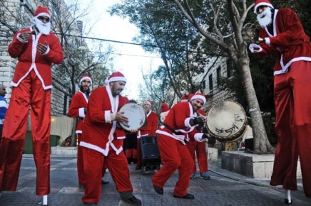 סיור חג מולד בנצרת. צילום: פלאש 90