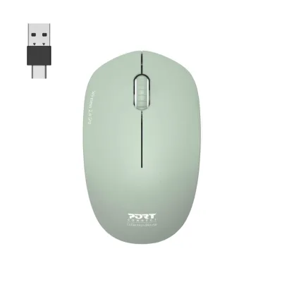 Port Connect MOUSE COLLECTION II WIRELESS Olive