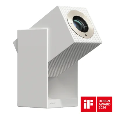 Wanbo Cube 2 Pro – 1080P 500ANSI Android 11 Smart Home Theatre Projector – White