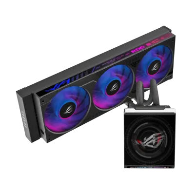 ASUS ROG Strix SLC IV 360 ARGB LCD Liquid CPU Cooler - Black