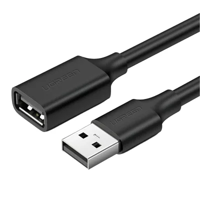 UGREEN USB 2.0 Extension Cable โ Male to Female, 480Mbps Data Transfer - 3m