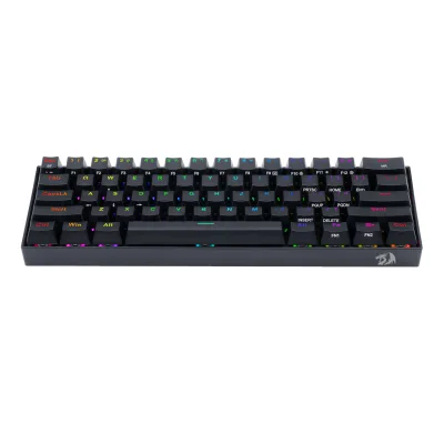 REDRAGON DRACONIC PRO Mechanical 61 Key|Bluetooth 5.0|RGB 9 Colour Modes|Rechargable Battery|Type-C Charging Cable Gaming Keyboard - Black
