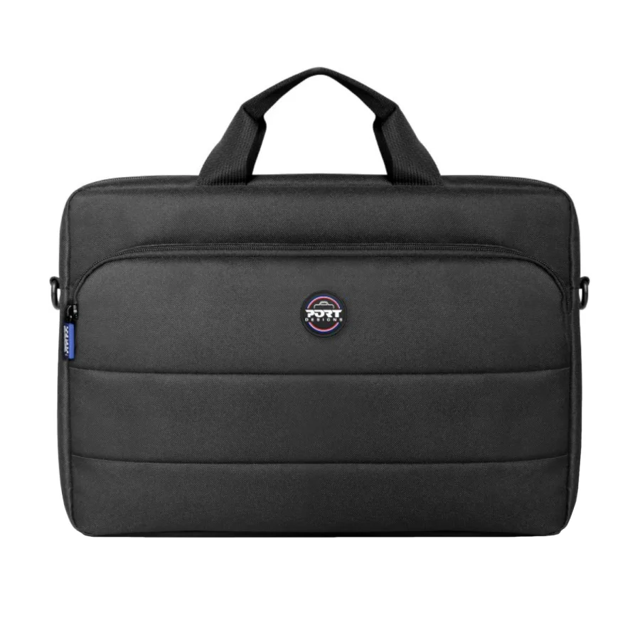 Port Designs Portland II Eco 14/16" Essential Top Loading Laptop Bag – Grey