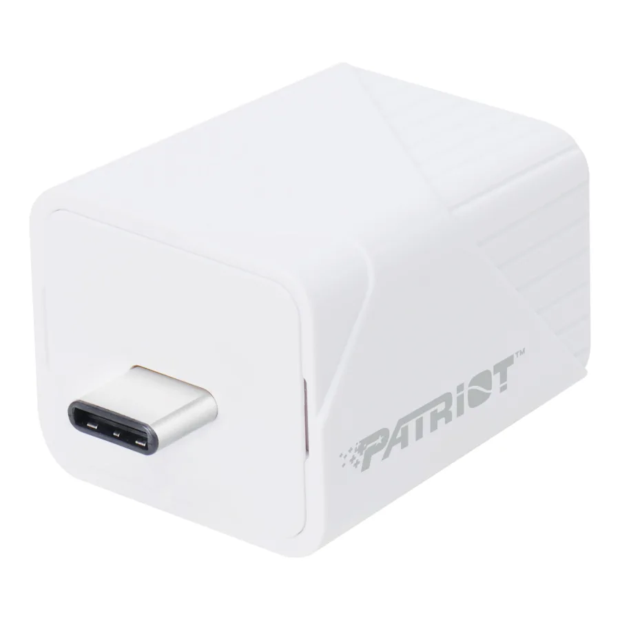 Patriot iLuxe Cube 256GB Type-C Smart Backup Solution - White