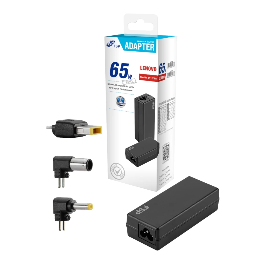 FSP PRO 65W Universal Laptop Adapter β Lenovo