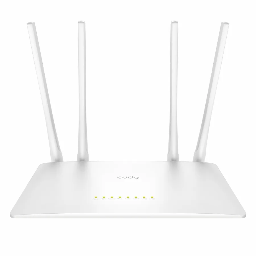 Cudy WR300S 300Mbps 5-Port Wi-Fi 4 Router – White