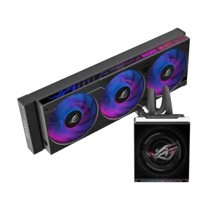 ASUS ROG Strix SLC IV 360 ARGB LCD Liquid CPU Cooler - Black