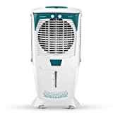 Crompton Ozone Desert Air Cooler- 75L; with Everlast Pump, Auto Fill, 4-Way Air Deflection and High Density Honeycomb pads; White & Teal