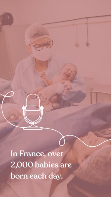 In France, over 2,000 babies are born each day.