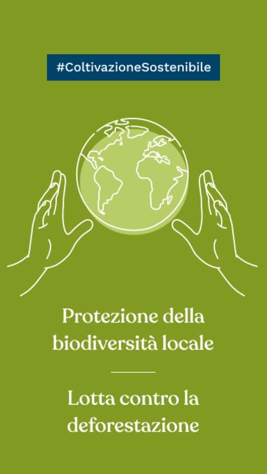 #ColtivazioneSostenibile Protezione della biodiversità locale Lotta contro la deforestazione