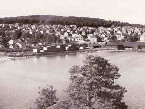 Larvik Indre havn, gammel utsikt