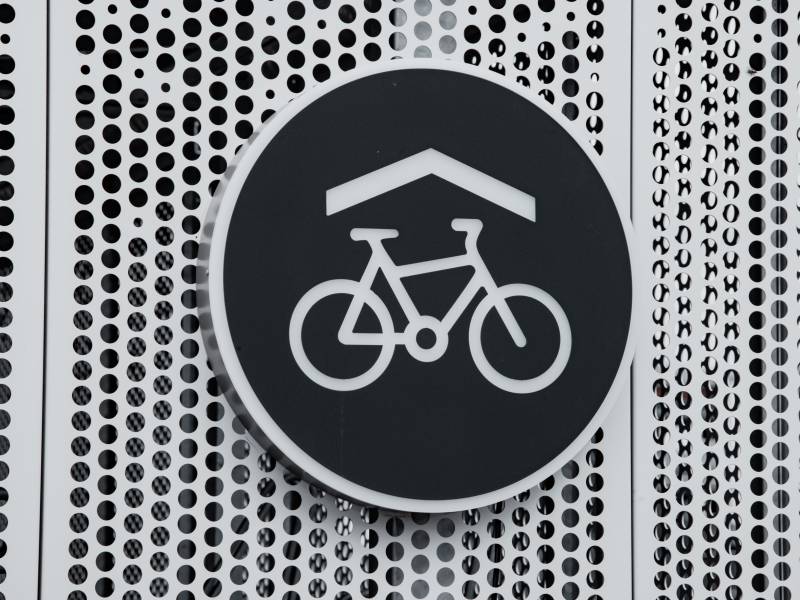 Hokksund sykkelskilt