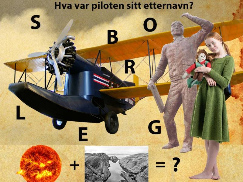 Piloten - løs rebusen under