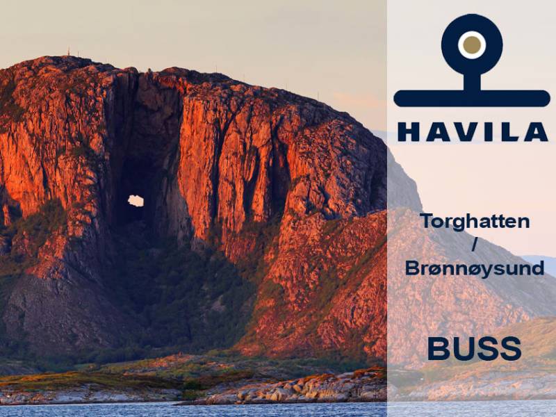 torghatten bronnoysund buss havila fram