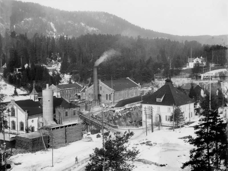 Tinfos Papirfabrikk 1908