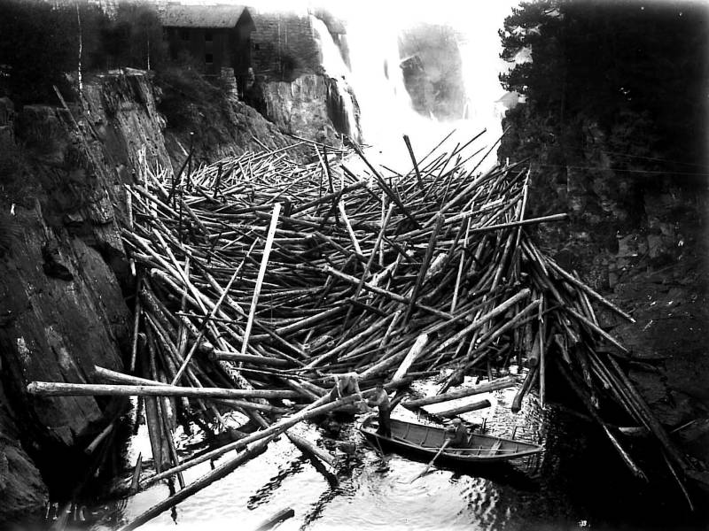 Tømmerfløting 1921