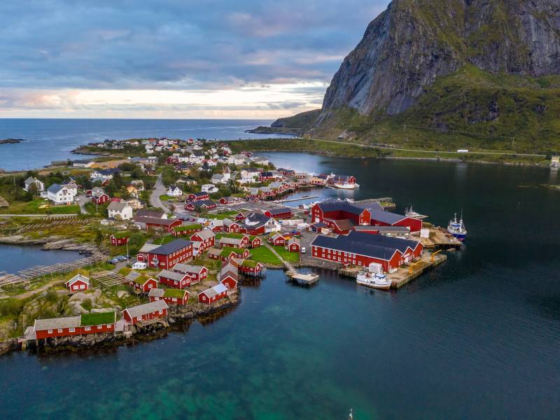 Reine panoramic view