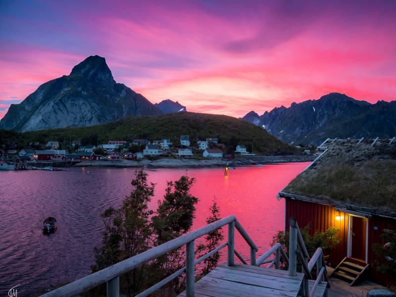 Sunset in August