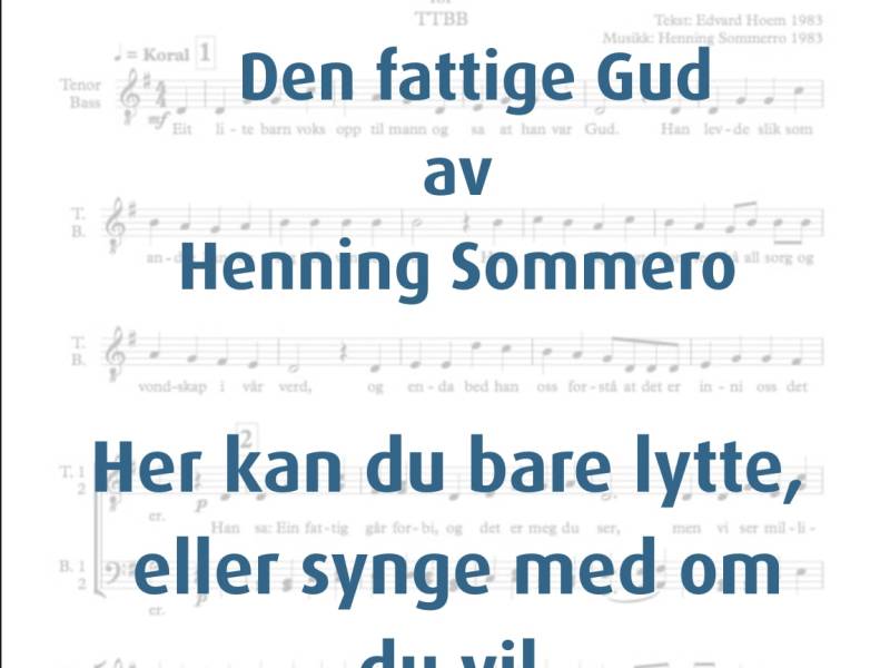 Den fattige Gud