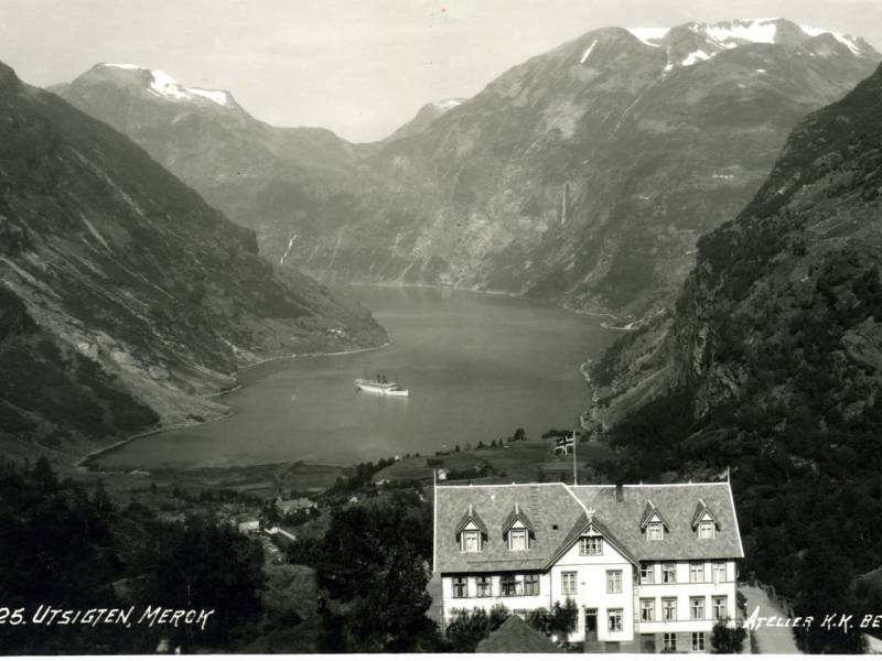 Hotell Utsikten, Geiranger - Historic photo_Classic Norway Hotels