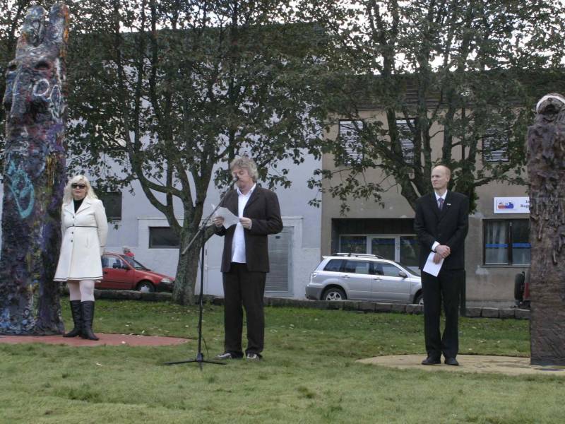 Melgaard-statuene i parken