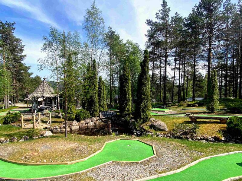 Minigolf eikerapen