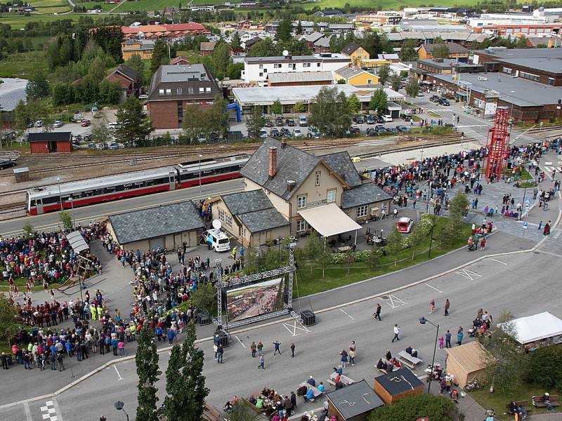 Stasjonsbyen Tynset utsikt