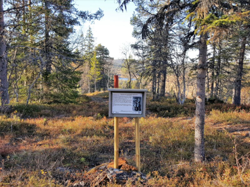 Maskinhus / Verksted med smie ved Crowegruven i Malså