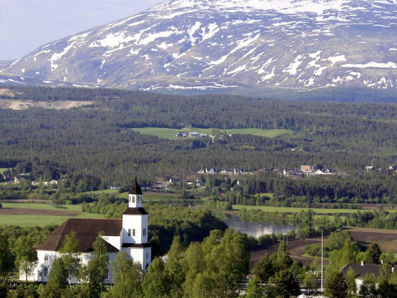 Tynset Kirke utsikt