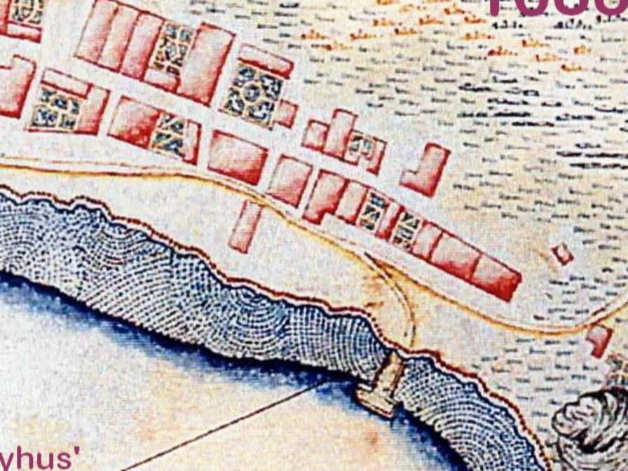 Kart over bryggekant Torstrand