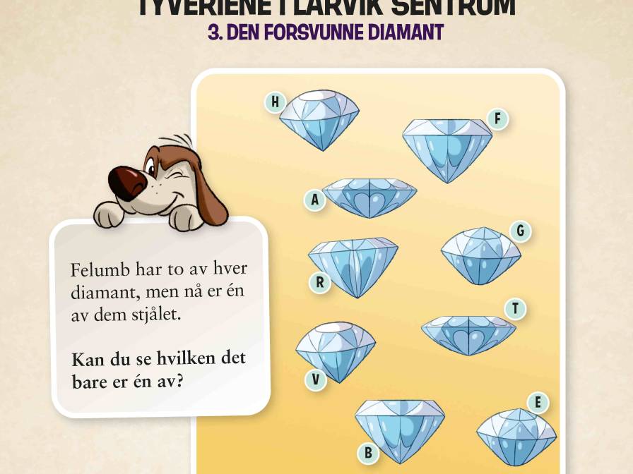 Den forsvunne diamant, Illustrasjon