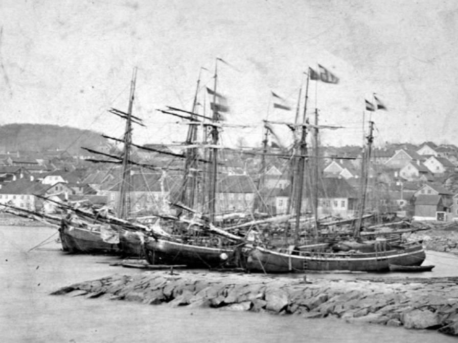 Sverdrupmoloen og redningsskøyta "Stavanger"