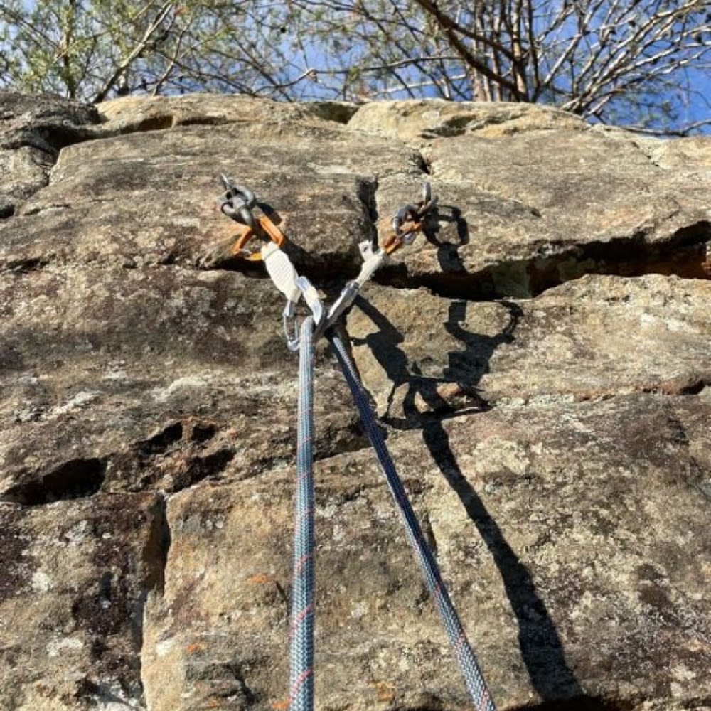 Mammut Sender Wire Quickdraw - Confezione Da 3 Rinvii Per Arrampicata, Fettuccia Dyneema 60 Cm, Moschettoni In Alluminio - 2