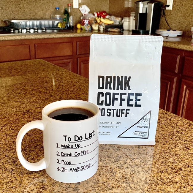 Drink Coffee Do Stuff - Hell Yeah! Blend - Whole Bean Medium Roast Lake Tahoe Coffee