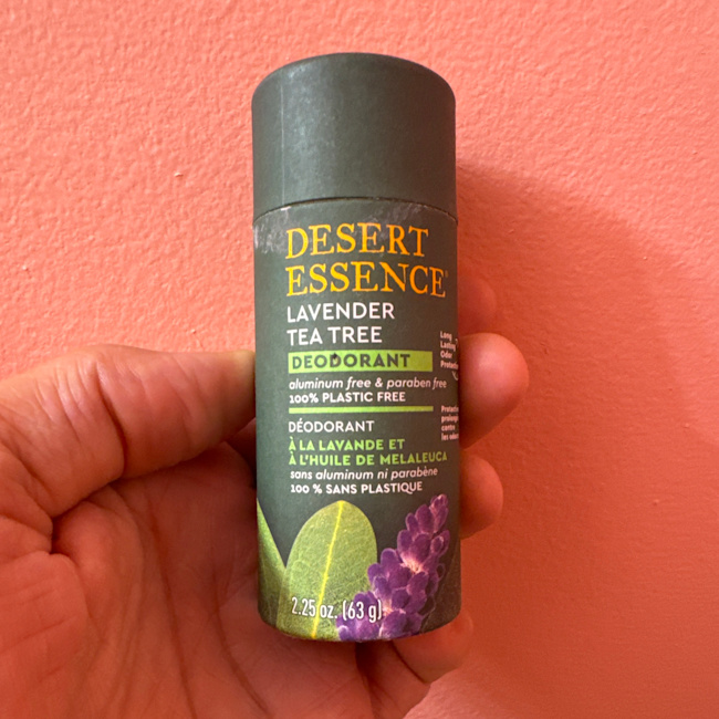 Plastic-Free Tea Tree Lavender Deodorant | Long-Lasting – Desert