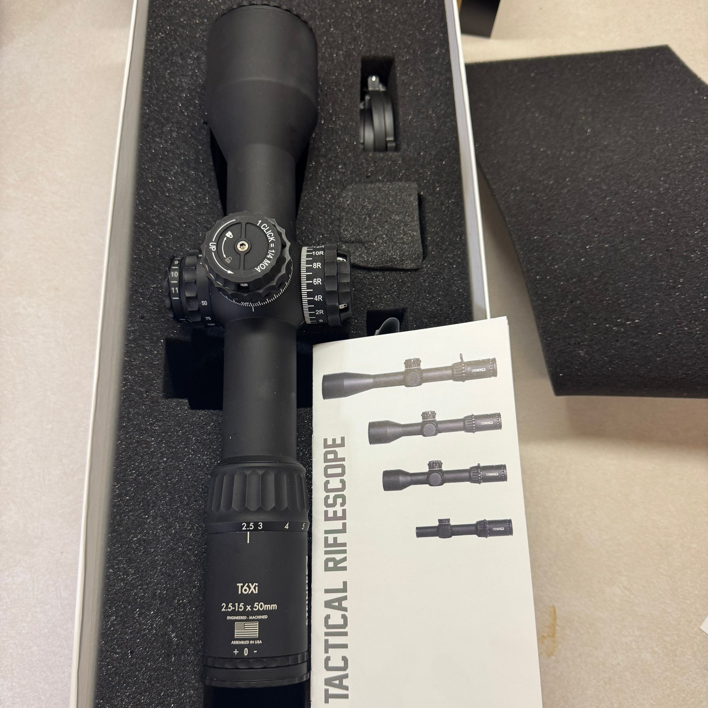 Expert reviews of Steiner T6Xi 2.5-15x50mm SCR MOA | ExpertVoice