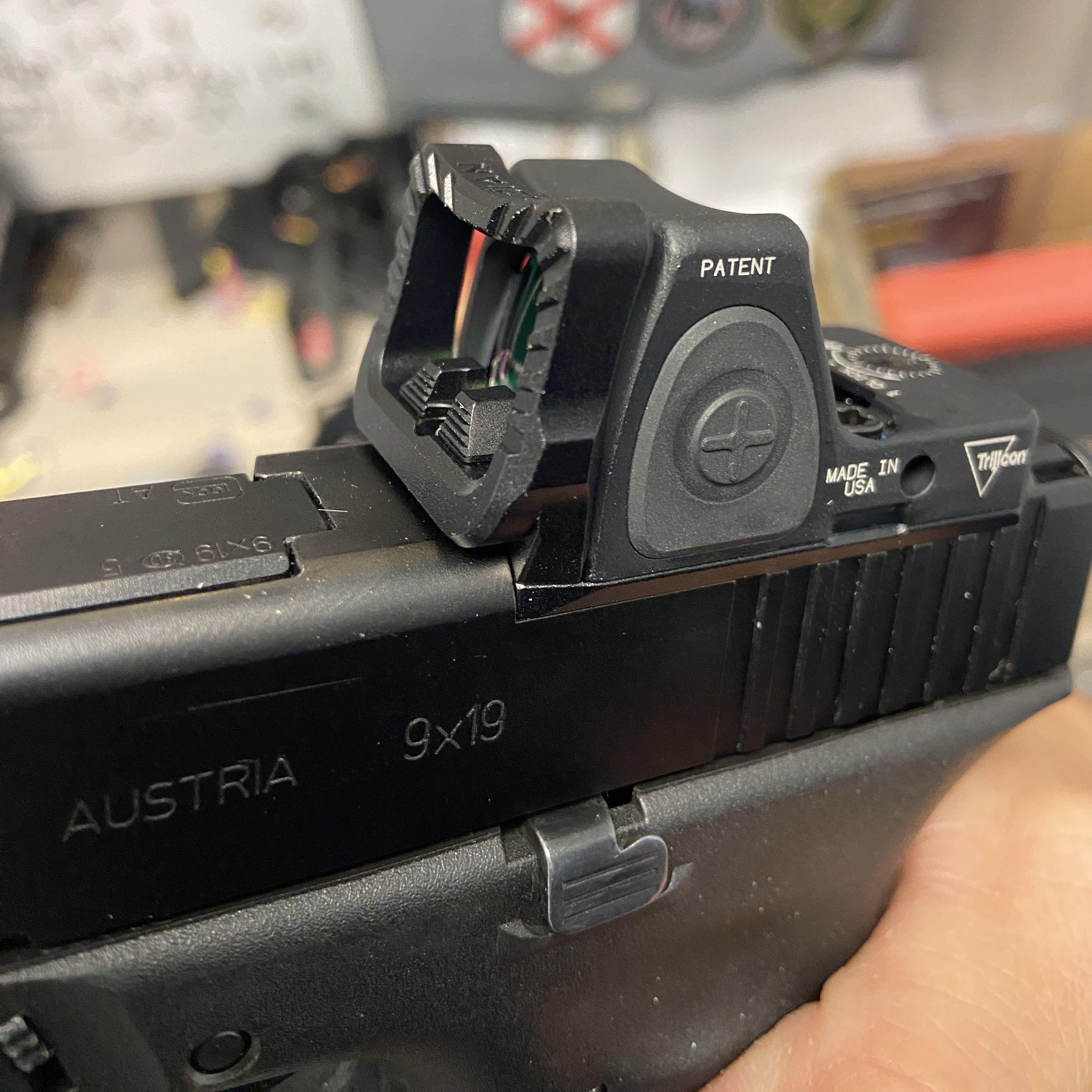 その他 Trijioon Adjustable LED RMRPE11:9 Trijicon RMR HD Adjustable LED Reticle w/ 3.25 MOA Red Dot