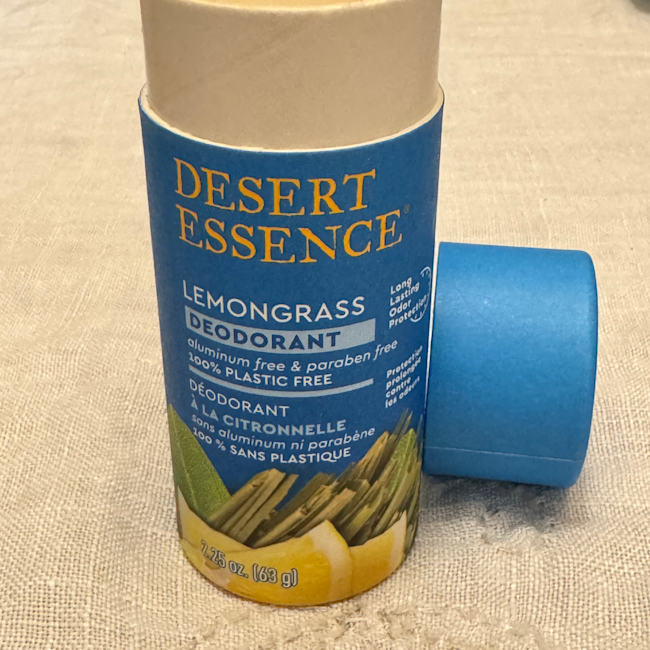 Plastic-Free Lemongrass Deodorant | Natural Odor Protection