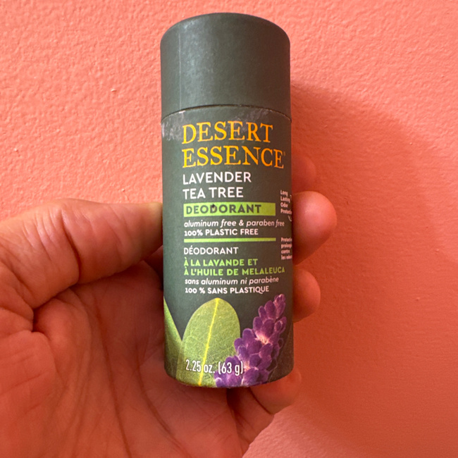 Plastic-Free Tea Tree Lavender Deodorant | Long-Lasting – Desert