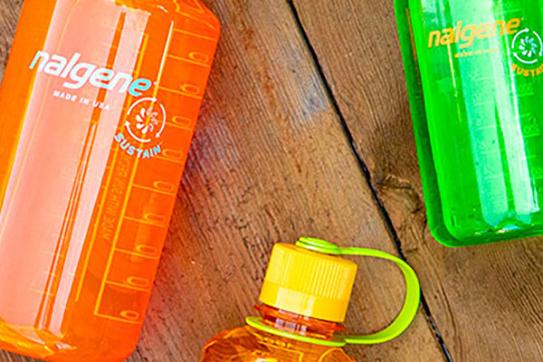 Nalgene Recycled Grip 'n Gulp Kids Water Bottle, USA Made