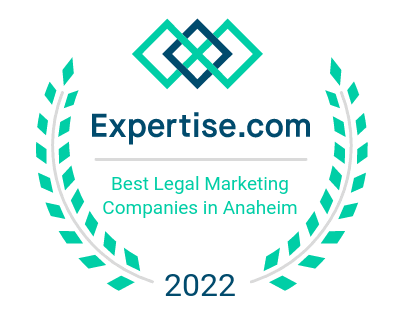 Top Legal Marketing Company in Anaheim award logo from Expertise