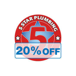 5-Star Plumbing logo