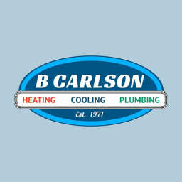 B. Carlson Heating, Air Conditioning & Plumbing logo