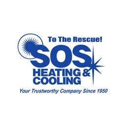 SOS Heating and Cooling logo