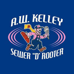 A W Kelley Sewer D Rooter logo