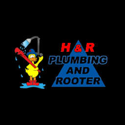 H & R Plumbing and Rooter logo